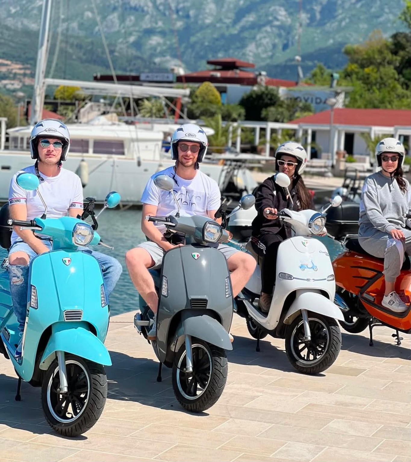 Vespa riders