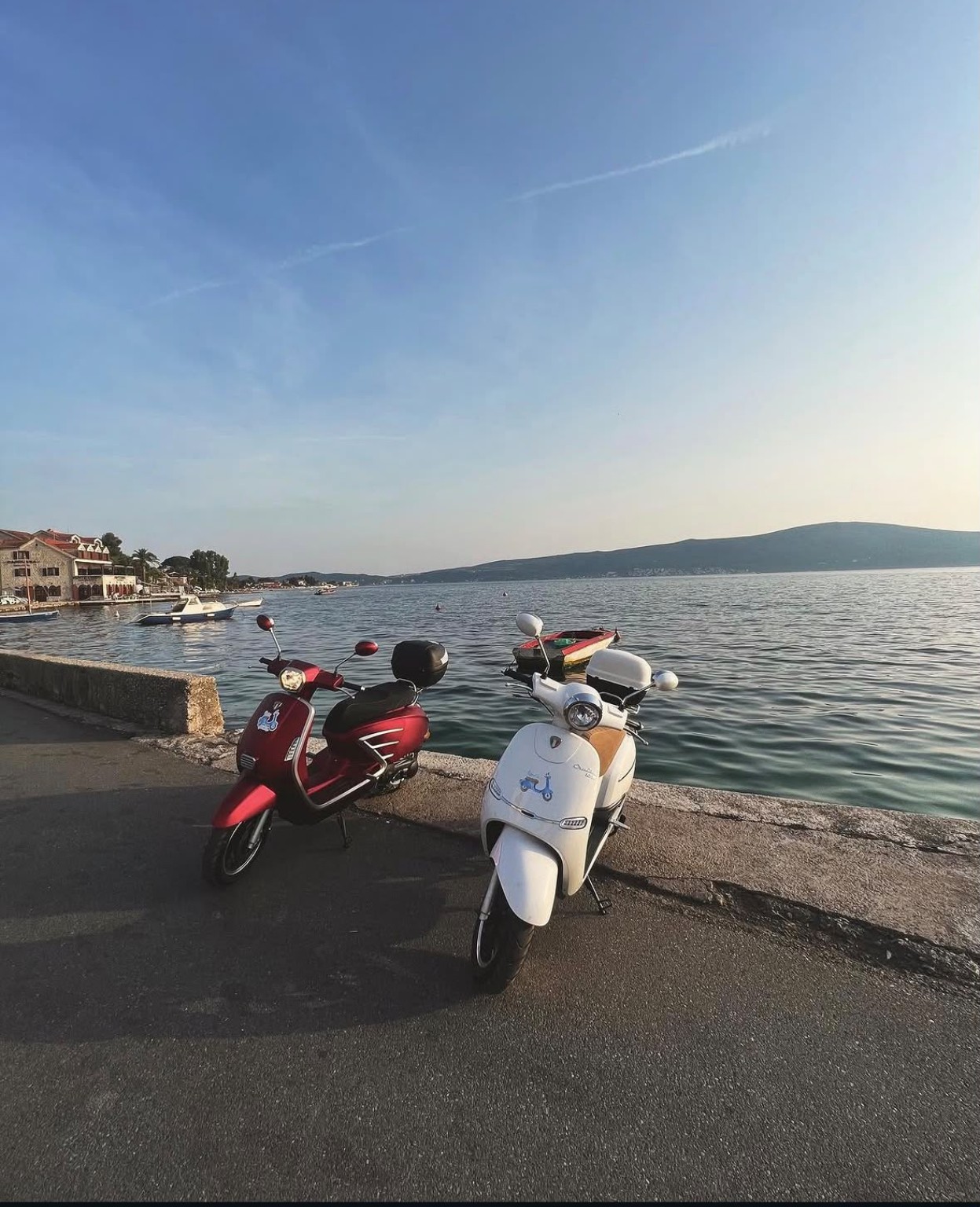 Vespa by the sea